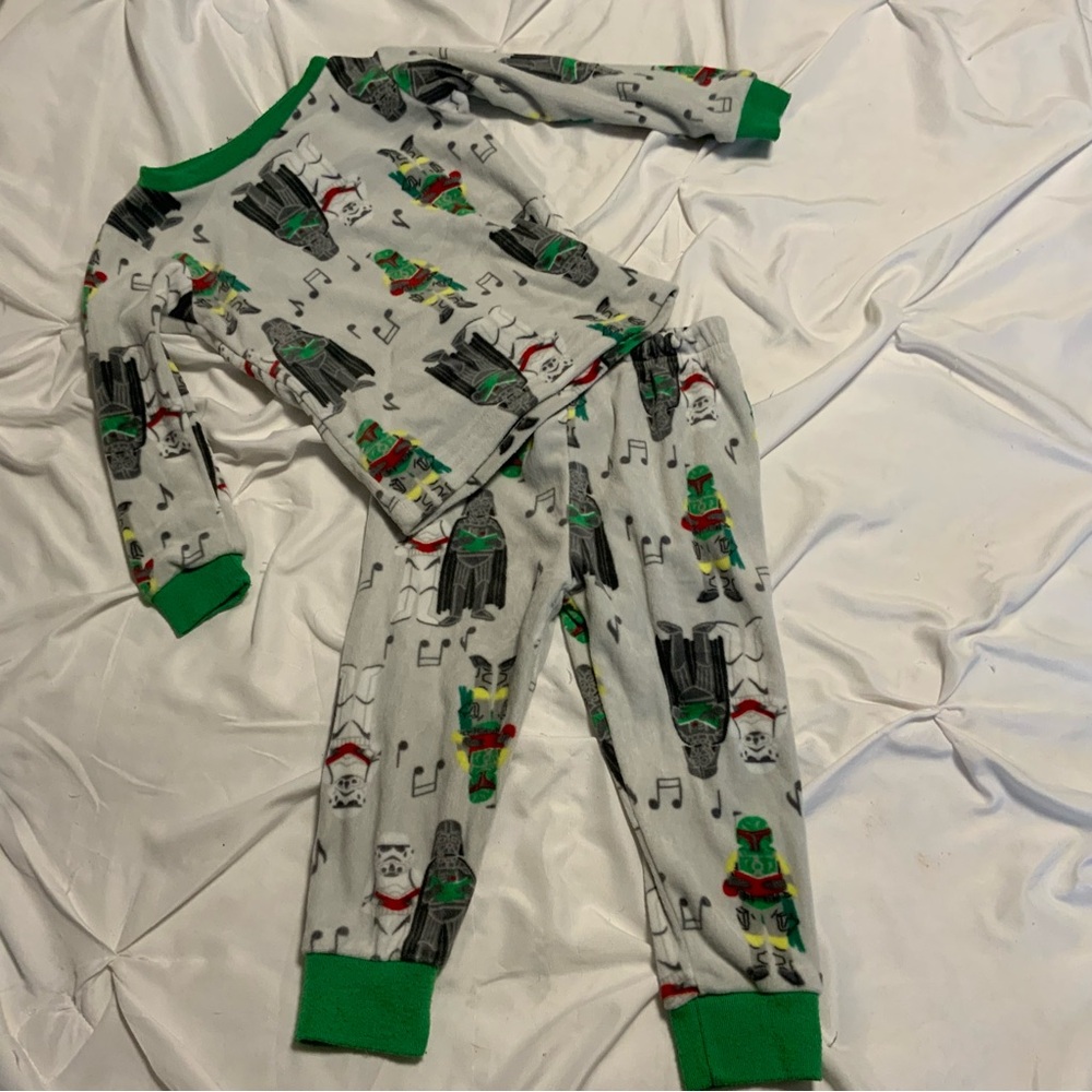 Pick any 5 for $15 Kids' Green and Gray Star Wars Pajama Set
